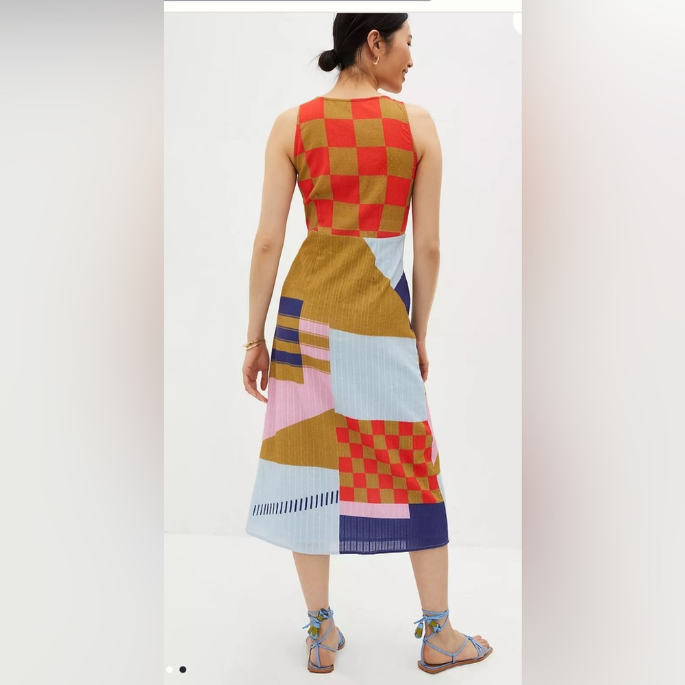 Conditions Apply: Abstract Patchwork Maxi Dress - image 3